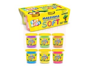 Massa de Modelar 150g Soft Acrilex - Cores