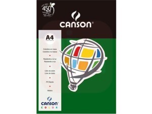 Papel Canson A4 180g Verde Amazonas