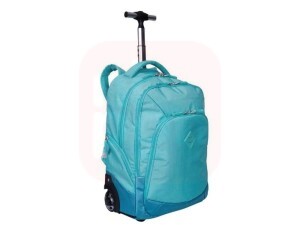 Mochila Carrinho Rolling Crinkle Turquesa - Sestini 