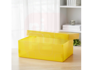 Caixa Organizadora Mini/Sapato Amarela